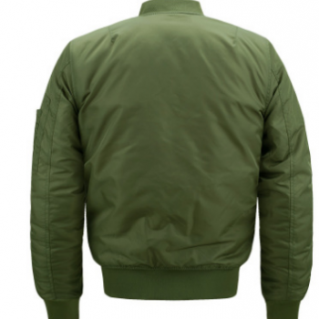 秋冬大碼男裝運動休閑立領棉衣夾克空軍一號MA01飛行員棒球衫潮服