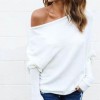 性感露肩蝙蝠袖針織衫上衣女裝