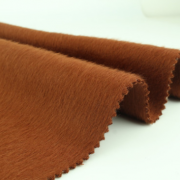 粗紡雙面呢阿爾巴卡毛呢面料冬款素色仿羊駝雙面順毛大衣面料定制