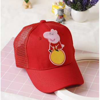 親子款 抖音小豬帽子女棒球帽潮抖音鴨舌帽社會人夏季遮陽網帽