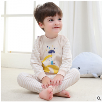 2018秋季新款 兒童內衣套裝批發 寶寶純棉嬰兒秋衣秋褲 一件代發