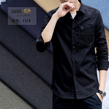 133*78高密斜磨毛面料全棉帆布細斜紋碳磨箱包布料迷彩風衣用料