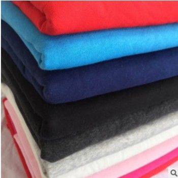 論斤賣純棉秋衣秋褲保暖衛衣反面絨布料地攤布頭批發