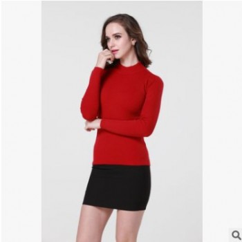 GN09152雪舟牦牛絨針織衫秋冬款套頭女款修身圓領