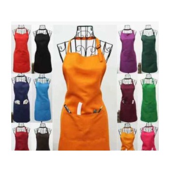 家用無袖圍裙 純色圍裙 可定制加印logo 餐廳實用圍裙 防污圍裙