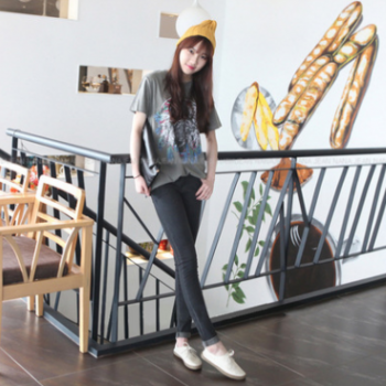 2017春夏女式牛仔褲新款韓版鉛筆褲時尚小腳牛仔褲女長褲