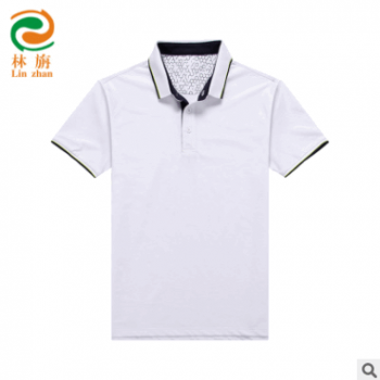 男款襯衣 立領休閑短袖全棉T恤 供應簡約時尚青春純色直筒套頭T恤