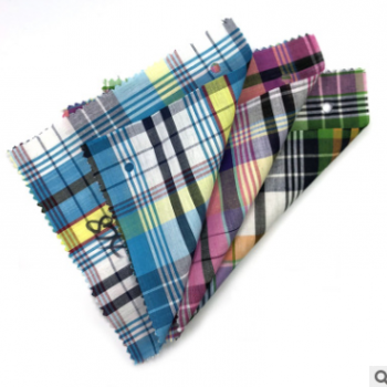 貨品繁多格子布料服飾棉鞋面料環(huán)保工藝精美優(yōu)質(zhì)全棉色織布