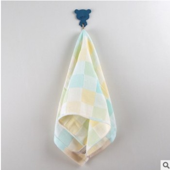 廠家直銷彩格毛巾 家用毛巾紡織品家居日用棉質32紗毛巾一件代發