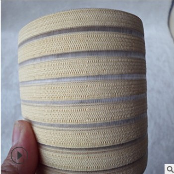 透明魚絲松緊帶網眼透氣橡筋護腰收腹帶加寬彈力帶鏤空松緊帶現貨