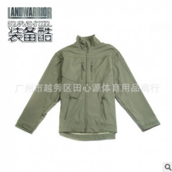 廠家直銷 沖鋒衣 立領薄款鯊魚皮 不帶抓絨