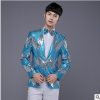 演出服男成人禮服亮片青年主持人西服外套舞臺魔術大合唱服裝
