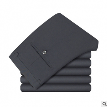 網店熱銷新款中青年男士商務西裝褲批發 定制男士上班正裝西褲