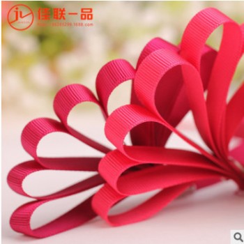 三頂廠家直銷 純色羅紋帶橫紋帶 各種尺寸螺紋織帶 禮品包裝彩帶