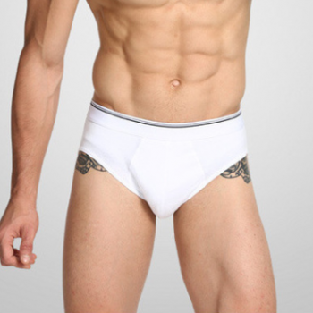 長期貨源全棉白色中腰透氣內衣大碼男士純棉內褲三角一件代發