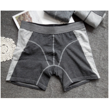 長期貨源高檔男士純棉內褲平角加長防磨運動版大碼透氣一件代發