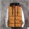 2019秋冬新款 男士休閑棉馬甲 連帽修身坎肩男棉背心保暖馬夾男裝