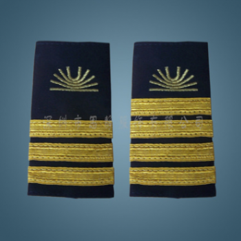 高檔航空肩章印度絲織帶飛行員套肩牌機長套肩章繡花織帶制服配章