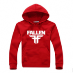 2016春秋外貿新款字母FALLEN青少年休閑男式連帽衛衣抓絨
