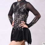 廠家加工定制表演服花樣滑冰服 體操服 溜冰服 護具來樣加工