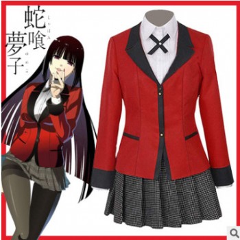 狂賭之淵cosplay 蛇喰夢子cos服 女校服 動漫cosplay服裝