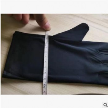 廠家直銷批發黑色超細纖維無塵布手套,高檔珠寶禮儀手套廣場舞手