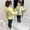 2019秋冬新款兒童炫彩棉服中小童男女寶寶輕薄保暖糖果色羽絨棉衣