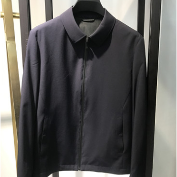 浪淘商務(wù)休閑男裝2020秋季新款翻領(lǐng)夾克男純色職業(yè)裝長(zhǎng)袖男士外套