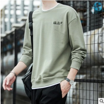 衛(wèi)衣男韓版潮流2019秋季新品青年個(gè)性帥氣長袖上衣ins時(shí)尚打底衫
