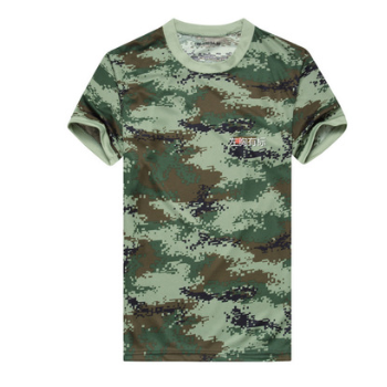 廠家批發迷彩體能服套裝正品式短袖T恤夏季戶外速干軍迷武體能服