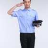 夏季服短袖襯衣藍色男安保制服工作服物業小區新式保安服裝
