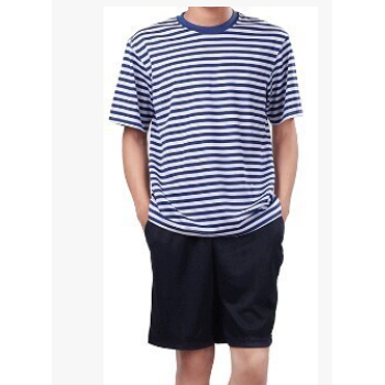 新式海體能訓練服 海魂衫體能服 新式藍白條海軍體能服