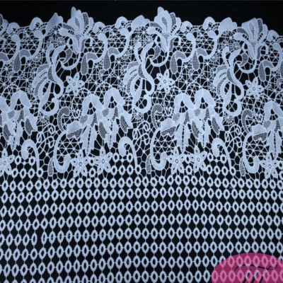 水溶刺繡花邊面料 牛奶絲拼接連衣裙婚紗蕾絲面料 服裝輔料