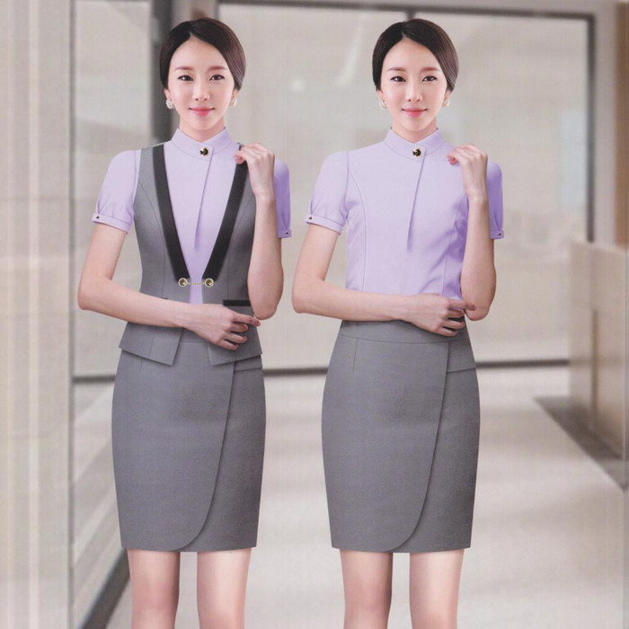 派登服飾 前臺西裝套裝定制 工作服定做