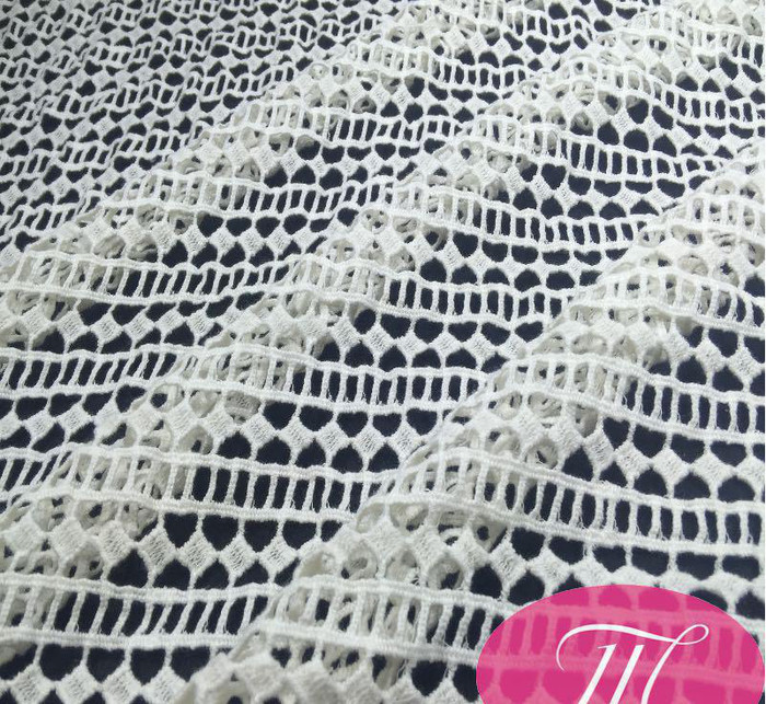 直銷 棉線經(jīng)典水溶面料 春夏服裝輔料花邊面料