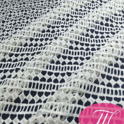 直銷 棉線經(jīng)典水溶面料 春夏服裝輔料花邊面料