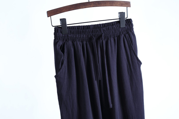 2018秋夏休閑褲棉麻修身男式直筒褲男士褲子韓版休閑長褲男 批發#417  可接單來樣生產 男士直筒褲