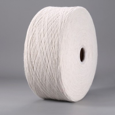 棉紗本白棉紗滌棉混紡紗全棉再生棉紡紗線織布半精梳棉紗