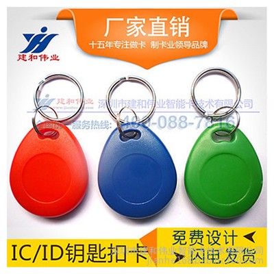 【建和偉業**供應遼寧鑰匙扣 復合鑰匙扣卡 ID鑰匙扣卡 IC鑰匙扣卡 紐扣卡 門禁鑰匙扣卡