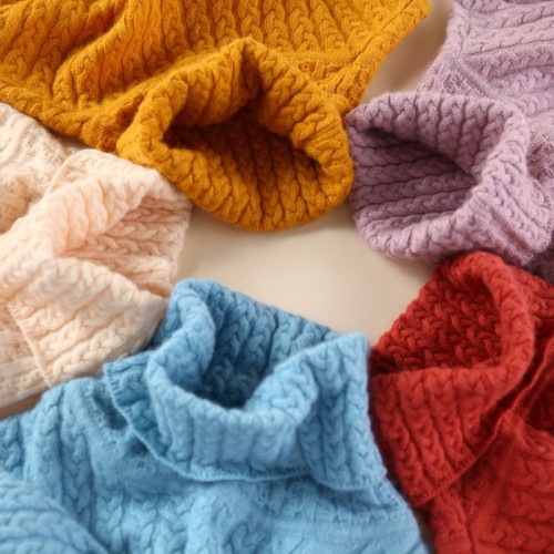 2016秋冬新款加厚高領羊絨衫女麻花毛衣修身套頭純色針織打底衫