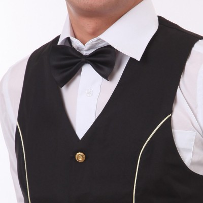 酒店工作服夏款 男女同款 KTV馬甲 飯店餐廳馬夾 酒吧服務員馬甲