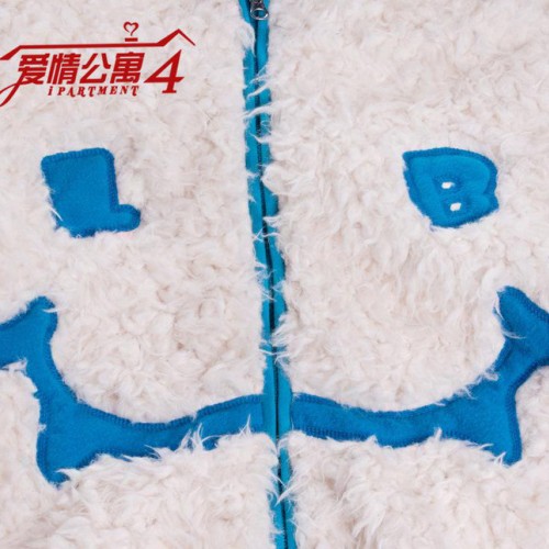 愛情公寓4陳美嘉同款可愛毛絨外套加厚連帽開衫衛衣/絨衫女