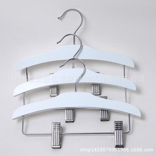 豪華實木  亞光色漆 防風衣夾衣服掛 服裝店家用 褲夾展示衣