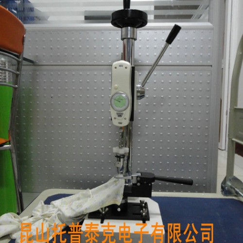 中衛TOP-200B鈕扣拉力測試儀 中衛童裝按鈕拉脫力檢測儀 中衛衣服五爪扣拉力測試儀價格  中衛四合扣拉脫力測試儀銷售
