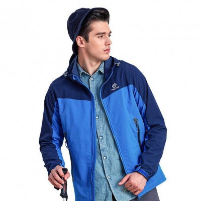 tectop/探拓秋冬新款情侶款時(shí)尚運(yùn)動(dòng)彈力速干風(fēng)衣加厚外套男女款