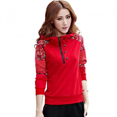 一件代發(fā) 2014春裝新款運動休閑套裝韓版套頭衛(wèi)衣女時尚兩件套