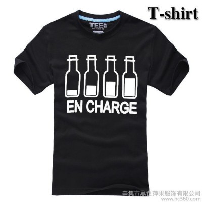 供應火焱衫2013新款夏裝上市 卡通衛衣時尚純棉圓領 男女情侶休閑短袖印花t恤