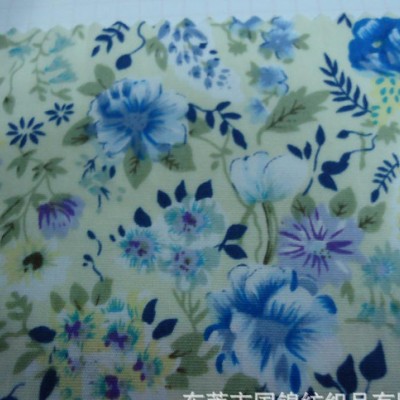 印花布 全棉府綢印花布 棉布印小碎花 時尚女裝裙子面料