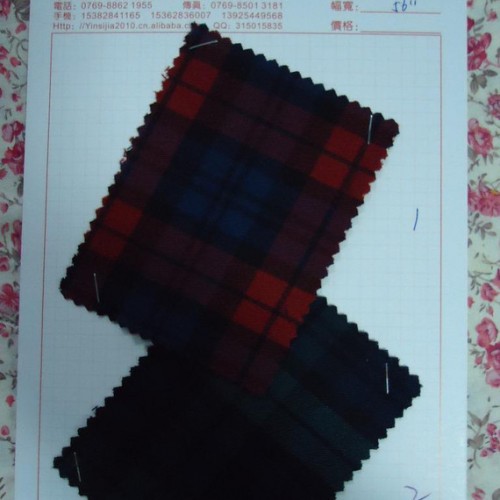 色織面料 色織彈力格子布 秋冬季女裝裙子面料 童裝面料