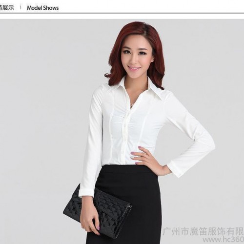 2014秋季女裝雪紡襯衫 職業女套裝 職業襯衫